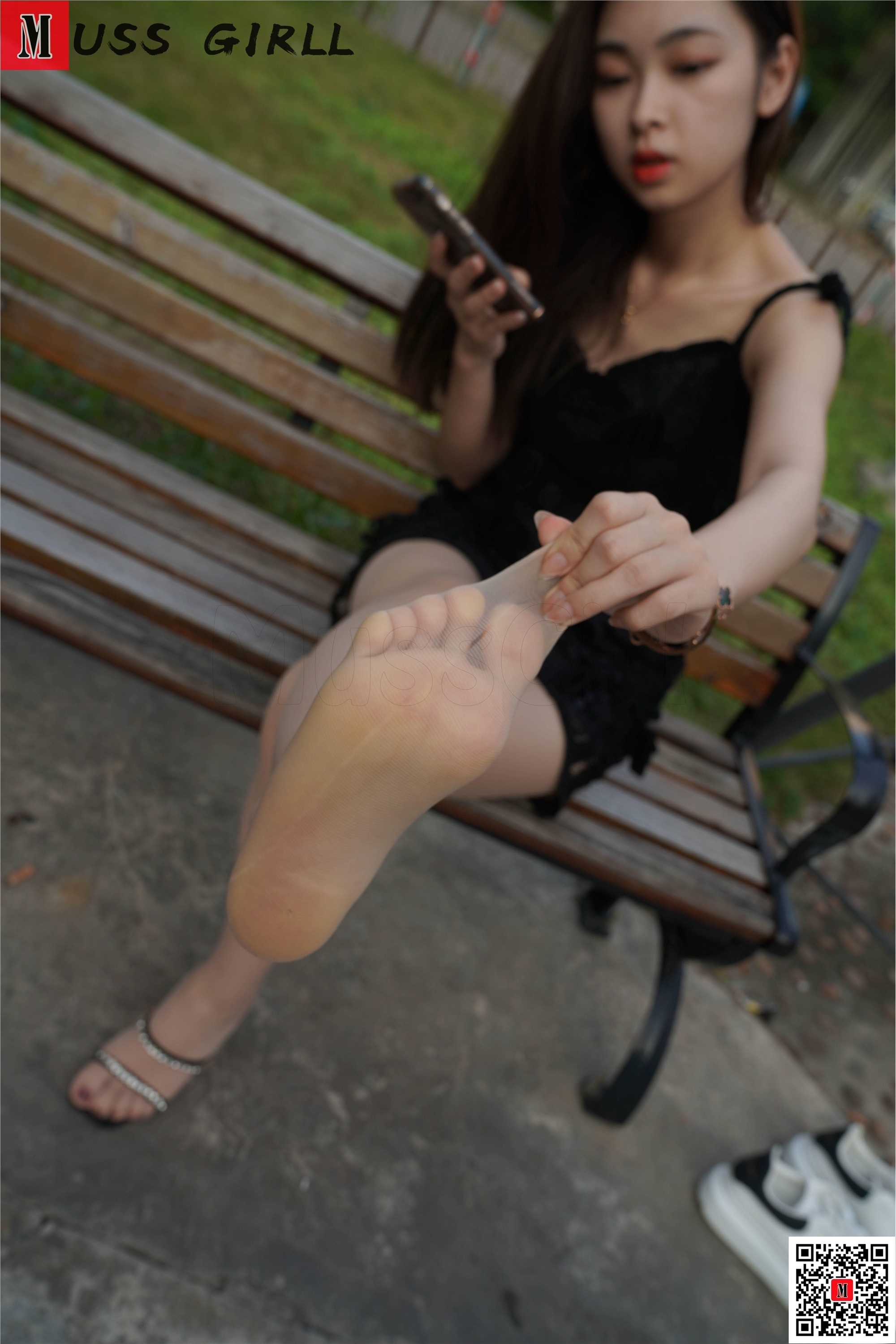 MussGirl慕丝女郎  NO.177 蕾丝包臀裙肉丝